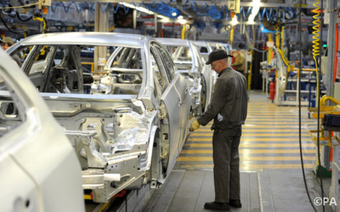 Car manufacturing rises